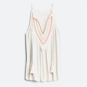 LUQ Cayley Embroidery Detail Knit Top